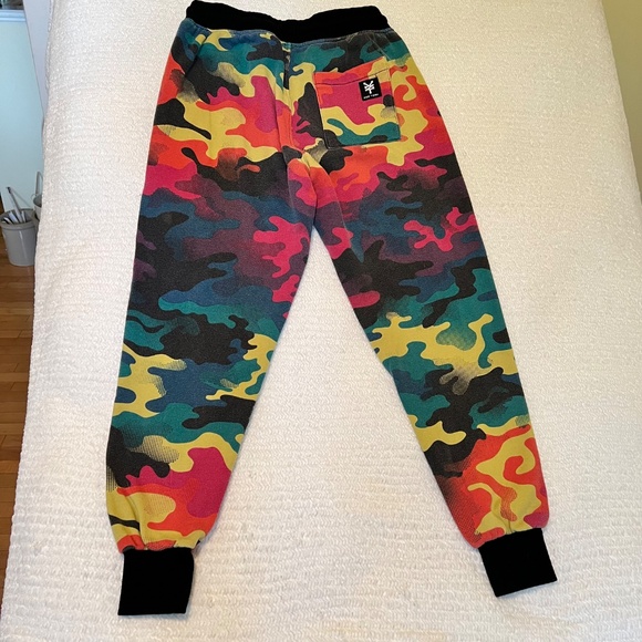 Zoo York Tie-Dye Camo Joggers Sweatpants Men’s Small — Elastic Waist, Drawstring - Picture 3 of 6